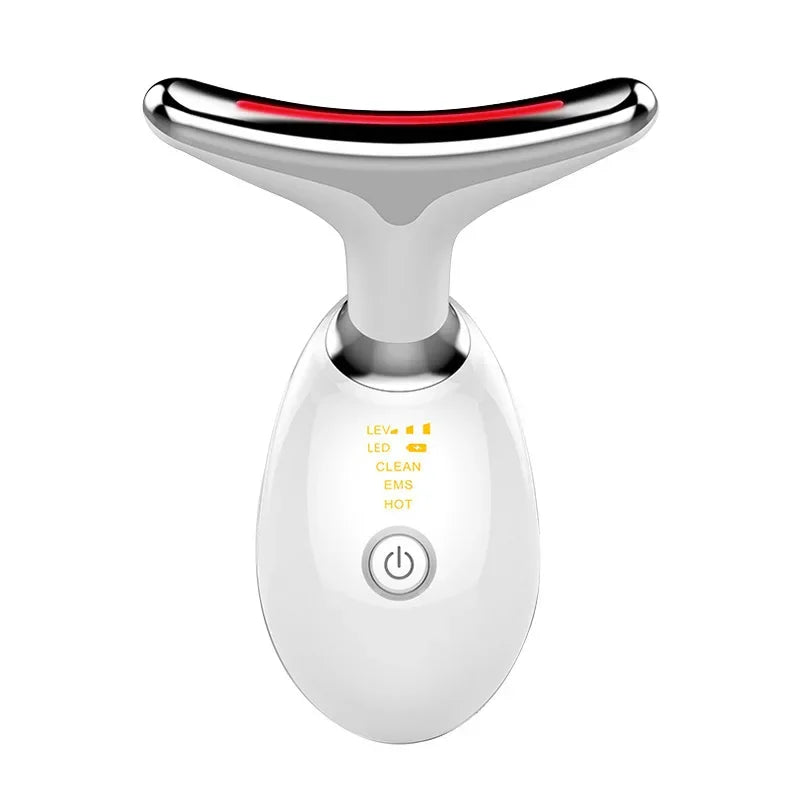 Face Lifting Tool 5-in-1 EMS Microcurrent LED Light Vibration Massager for Tightening Skin and Anti-Aging Care